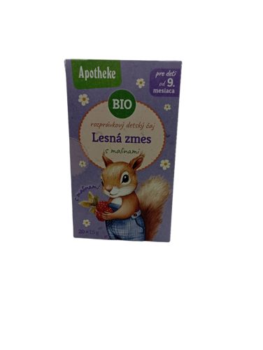 Apotheke fincsi gyerektea erdei gyümölcsökkel és málnával 20x1,5g 30 g