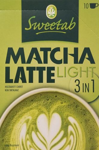 Sweetab matcha latte light 3 in1 10db 170 g