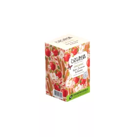   Basilur bio organsia alma fahéj és csipkebogyó tea 18db 32,4 g