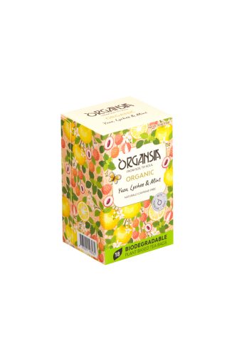 Basilur bio organsia  yuzu licsi és menta  tea 18db 32,4 g