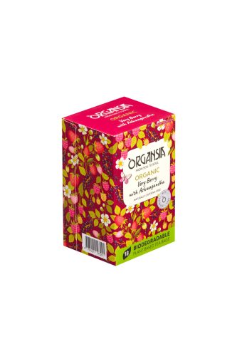 Basilur bio organsia piros bogyósgyümölcs ashwagandával tea 18db 32,4 g