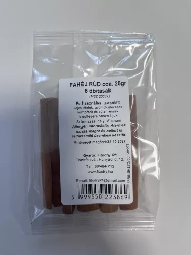 Fitodry fahéj rúd 25 g