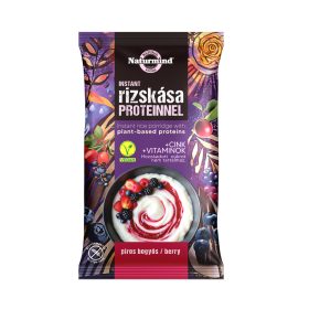   Naturmind proteines gluténmentes instant rizskása piros bogyós 44 g