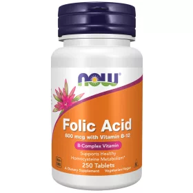 Now folic acid 800mcg tabletta 250 db