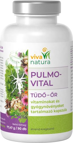 Viva natura pulmo-vital tüdő-őr és gyógynövényeket tartalmazó étrend-kiegészítő kapszula 90 db