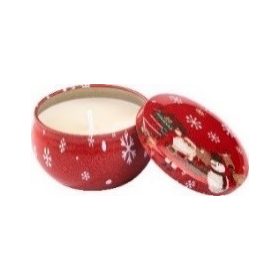   Illatmécses karácsonyi fémdobozos 4 féle illattal és mintával véletlenszerűen 1db