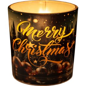 Illatmécses üvegpohárban róma christmas 1db