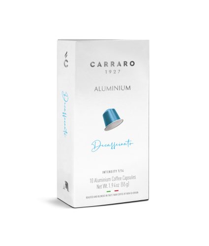 Carraro koffeinmentes kávékapszula nespresso kompatibilis 10 db