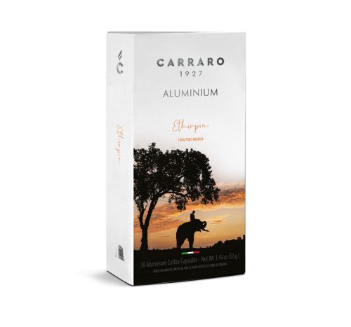 Carraro ethiopia kávékapszula nespresso kompatibilis 10 db