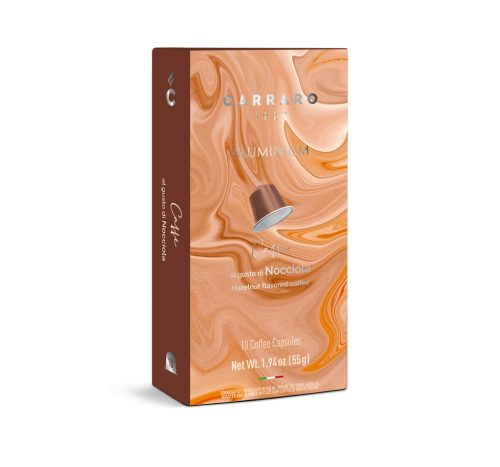Carraro hazelnut flavored kávékapszula nespresso kompatibilis 10 db