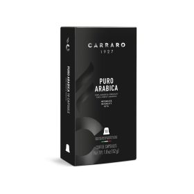   Carraro puro arabica premium kávékapszula nespresso kompatibilis 10 db