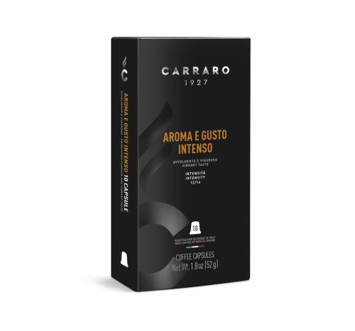 Carraro aroma e gusto intenso premium kávékapszula nespresso kompatibilis 10 db