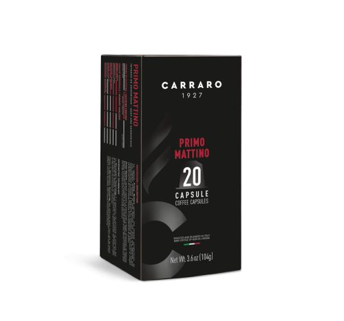 Carraro primo mattino premium kávékapszula nespresso kompatibilis 20 db