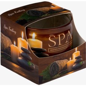 Illatmécses üvegpohárban spa feeling 1db