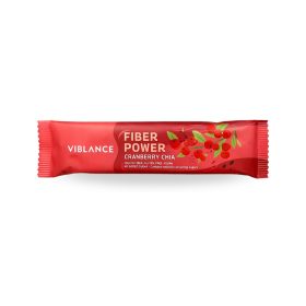 Viblance fiber power bar vörösáfonya & chia 40 g