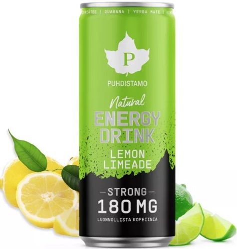 Puhdistamo természetes energiaital citrom-limonádé ízű 330 ml