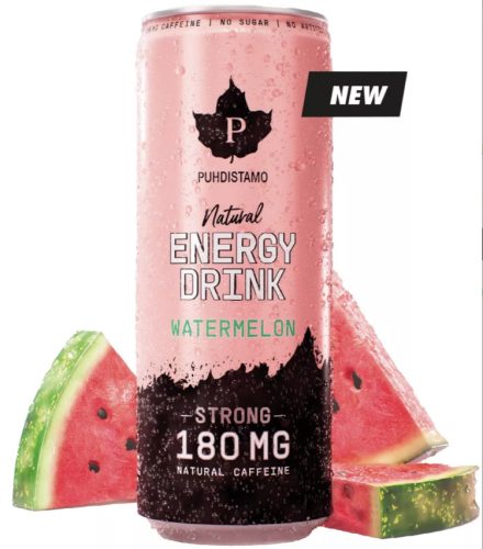 Puhdistamo természetes energiaital görögdinnye ízű 330 ml