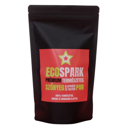 EcoSpark prémium természetes szőnyeg illatosító és tisztító por 400 g