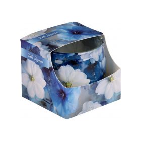 Illatmécses üvegpohárban kék jázmin 1db