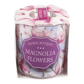 Verona illatmécses üvegpohárban magnólia 1db