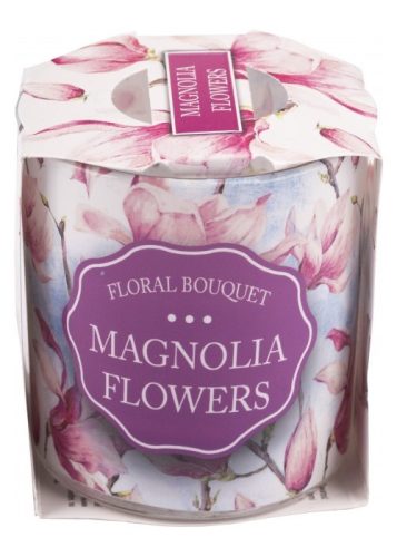 Verona illatmécses üvegpohárban magnólia 1db