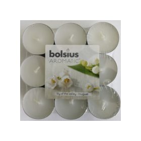 Bolsius illatos teamécses gyöngyvirág 18 db