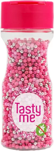 Tasty Me gluténmentes cukor tortadekor mini mix pink 70 g