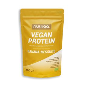 Nutriqa bio vegán banán-mesquite protein shake 250 g