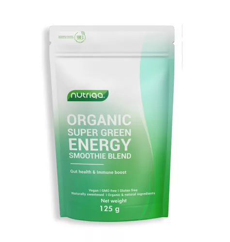 Nutriqa bio vegán zöld energia keverék 125 g