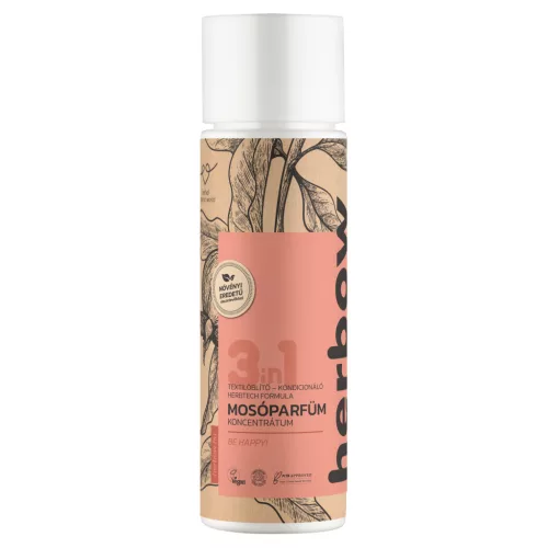 Herbow 3in1 mosóparfüm öblítő és kondicionáló koncentrátum légy boldog! 200 ml