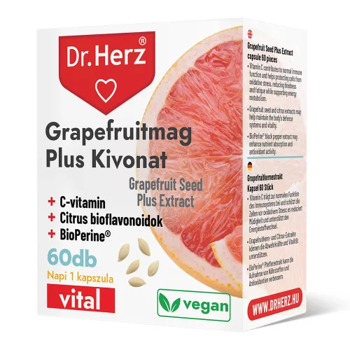 Dr.herz grapefruitmag plus kivonat kapszula 60 db