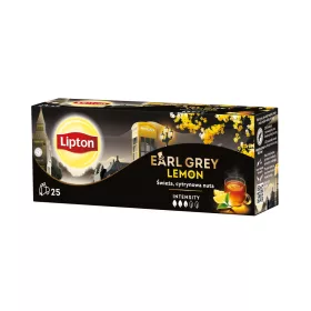 Lipton earl grey tea lemon 25x1,5g 37,5 g