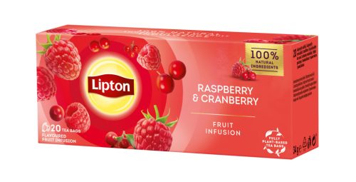 Lipton málna-vörösáfonya tea 20x1,6g 32 g