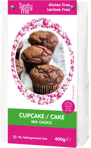 Tasty Me glutén- és laktózmentes cupcake/torta mix – csokoládés 400 g