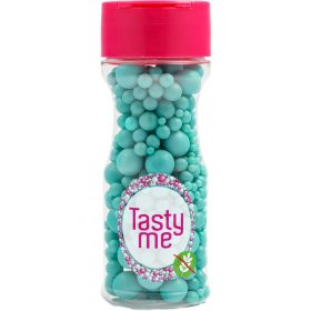   Tasty Me gluténmentes cukorgyöngy tortadekor mix türkiz 70 g