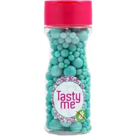   Tasty Me gluténmentes cukorgyöngy tortadekor mix türkiz 70 g