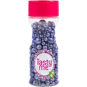   Tasty Me gluténmentes metallic pearls tortadekor mix viola 75 g