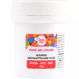 Tasty Me gluténmentes ételfesték gél piros 30 g