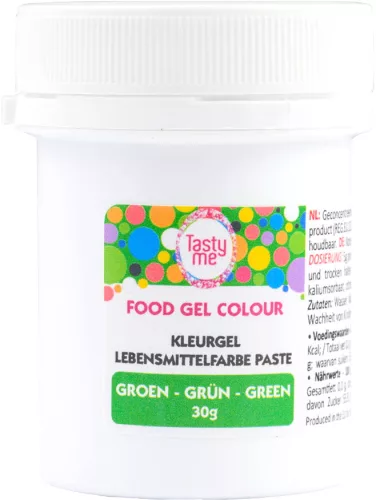 Tasty Me gluténmentes ételfesték gél zöld 30 g