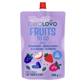   Owolovo gyümölcspüré alma-eper-szeder-áfonya-málna 200 g