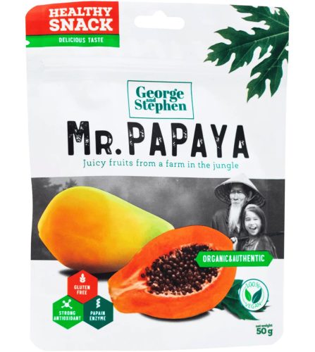 George & Stephen mr. papaya prémium aszalt papaya 50 g