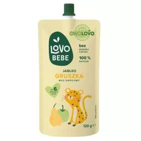   Lovo Bebe gyümölcspüré 6 hónapos kortól alma-körte 120 g