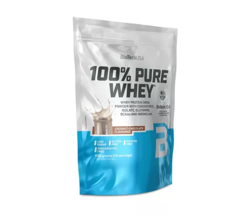 Biotech 100%  pure whey kókusz-csokoládé 400 g