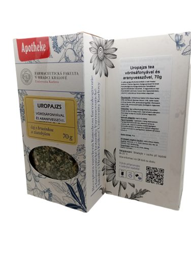 Apotheke uropajzs tea vörösáfonyával és aranyvesszővel szálas tea 70 g