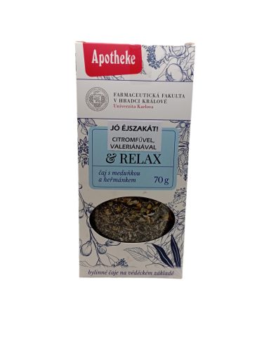 Apotheke jó éjszakát! teakeverék citromfűvel, valeriánával és levendulával, szálas 70 g