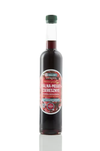 Bálint csemegék málna-meggy gyümölcsesszencia 500 ml