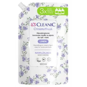   Cleanic folyékony szappan utántöltő hipoallergén linen 900 ml