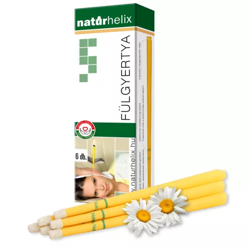 Naturhelix fülgyertya kamilla 6 db