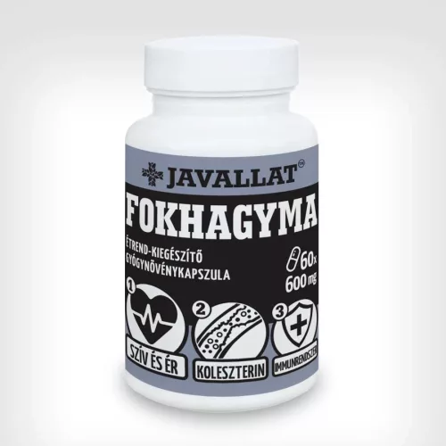 Javallat fokhagyma étrend-kiegészítő kapszula 60 db