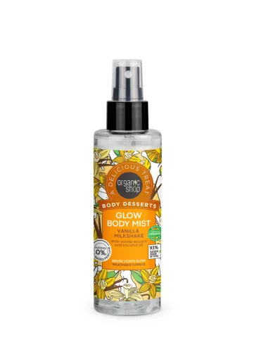 Organic Shop vanília shake illatú ragyogást adó testpermet 200 ml